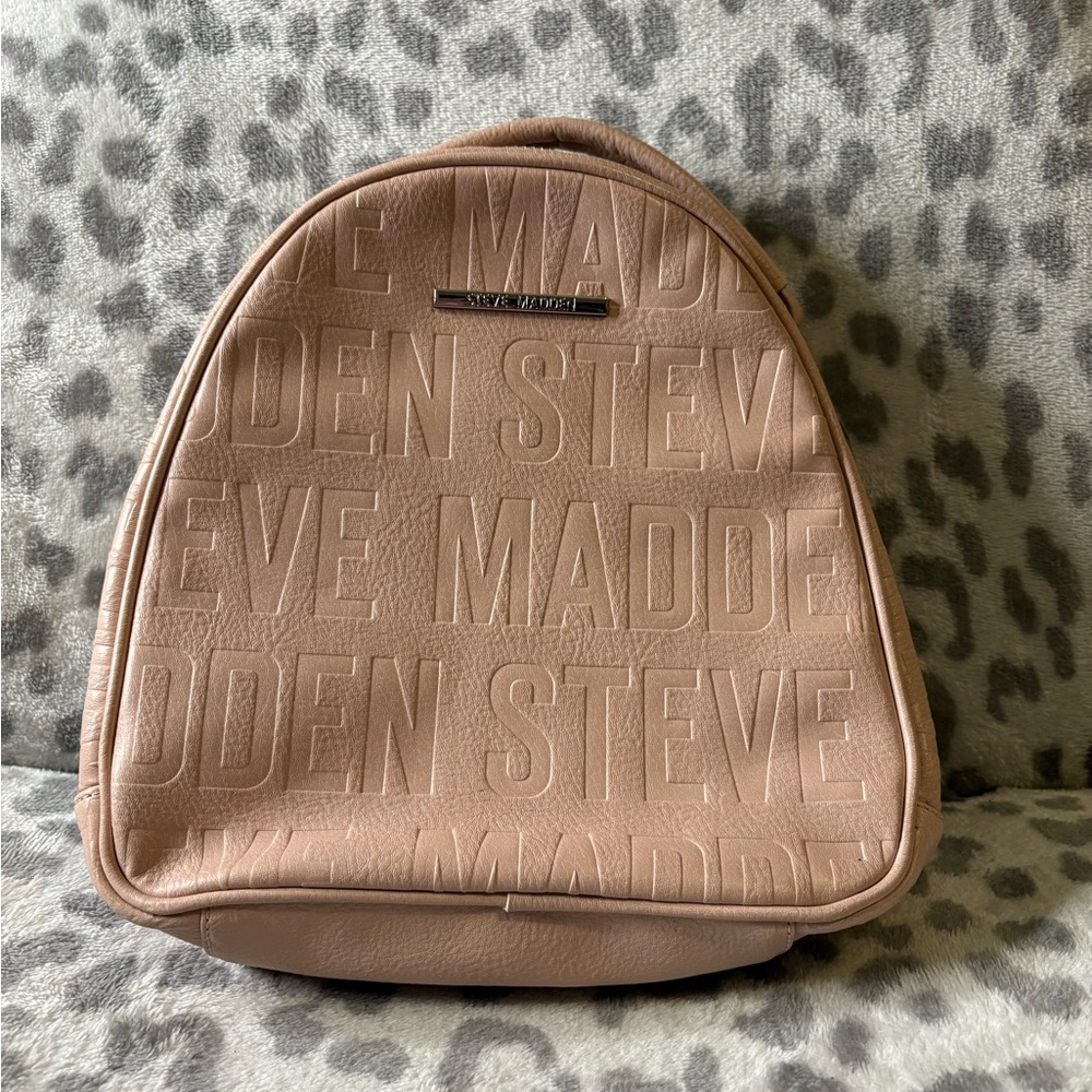 Steve Madden Embossed Brown Men's Backpack
